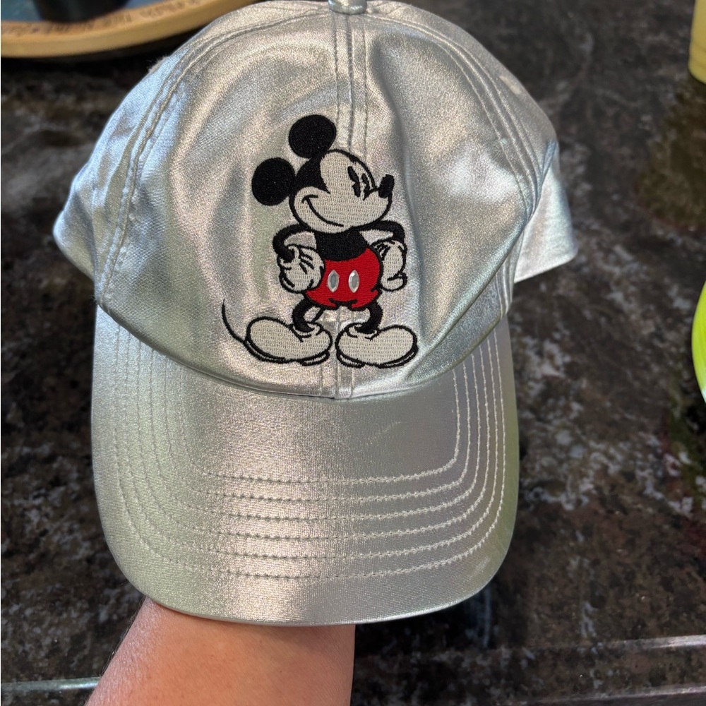 Disney Metallic Gray Cap